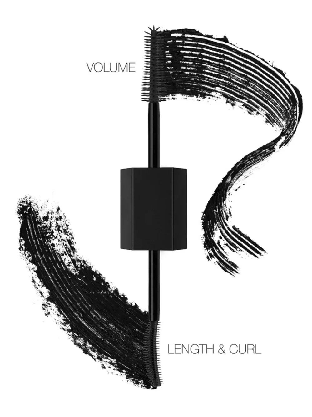 HUDA BEAUTY LEGIT LASHES Double-Ended Volumizing and Lengthening Mascara